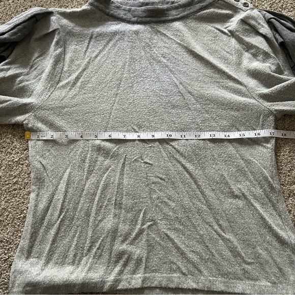 Katharine Kidd ruffle sleeve semi cropped sweater S - Picture 6 of 8